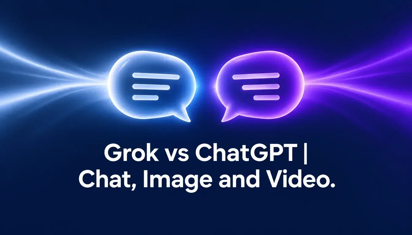Grok vs ChatGPT: Chat, Image and Video title card