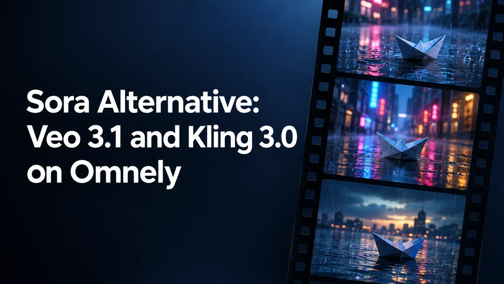 Sora Alternative: Veo 3.1 and Kling 3.0 on Omnely title card