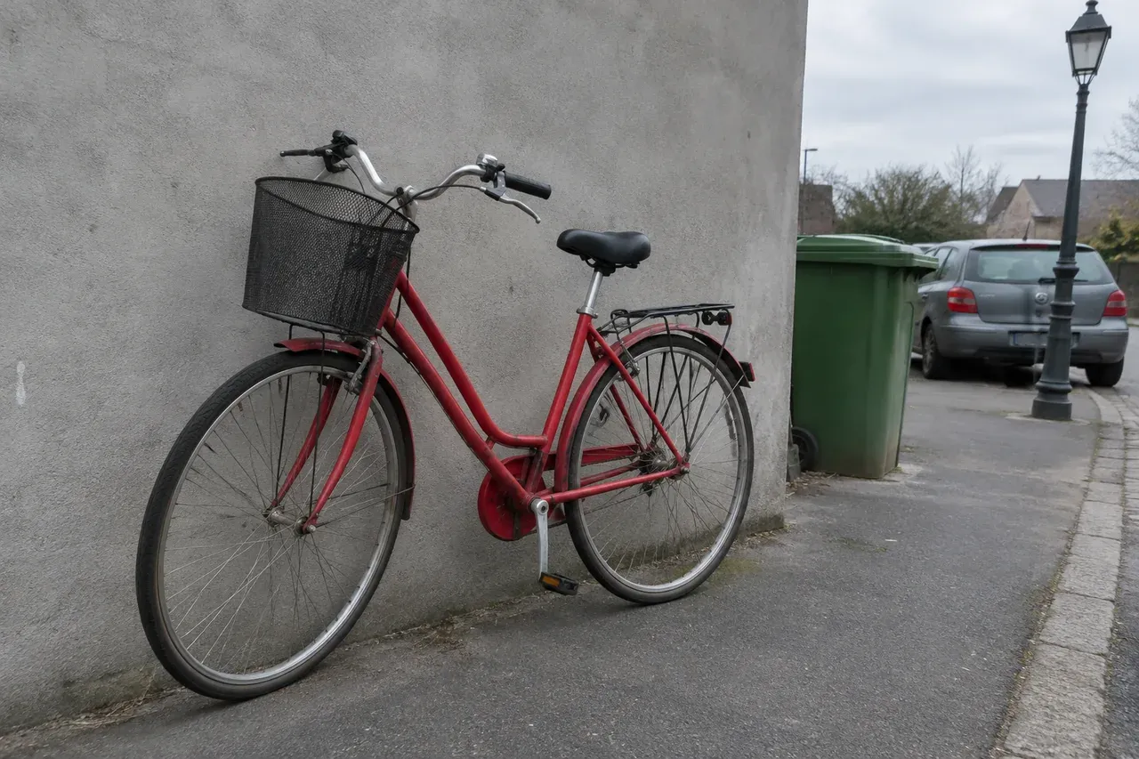 Bicycle before: generated starting photo, real Omnely output