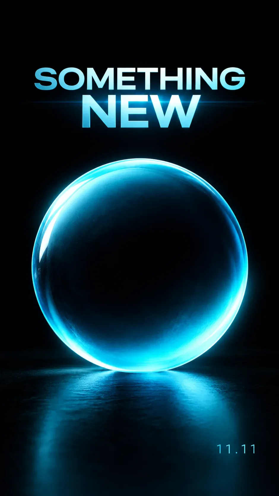 Prompt 11, product launch teaser poster: real Omnely output from GPT Image 2.5 Flare at 1K