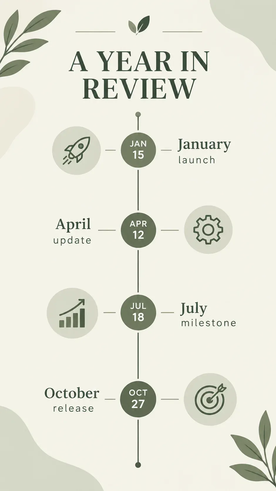 Prompt 23, timeline infographic: real Omnely output from GPT Image 2.5 Flare at 1K