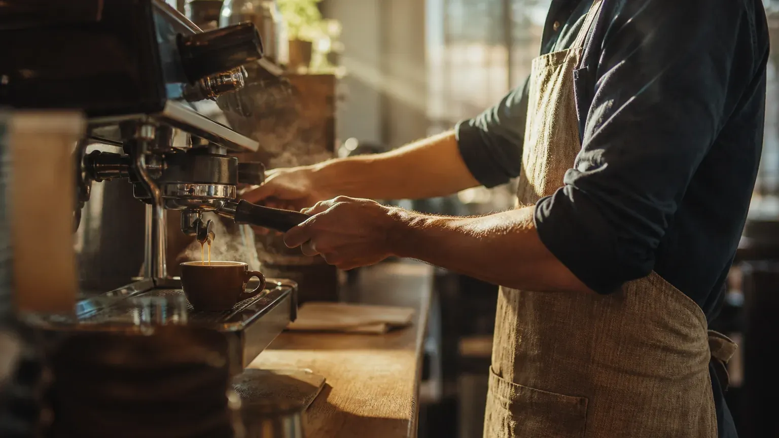 Same-prompt café start frame for Kling 3.0 and Veo 3.1 image-to-video