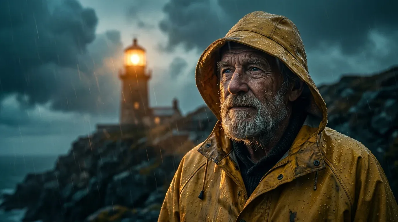 Lighthouse keeper portrait, Nano Banana 2.1